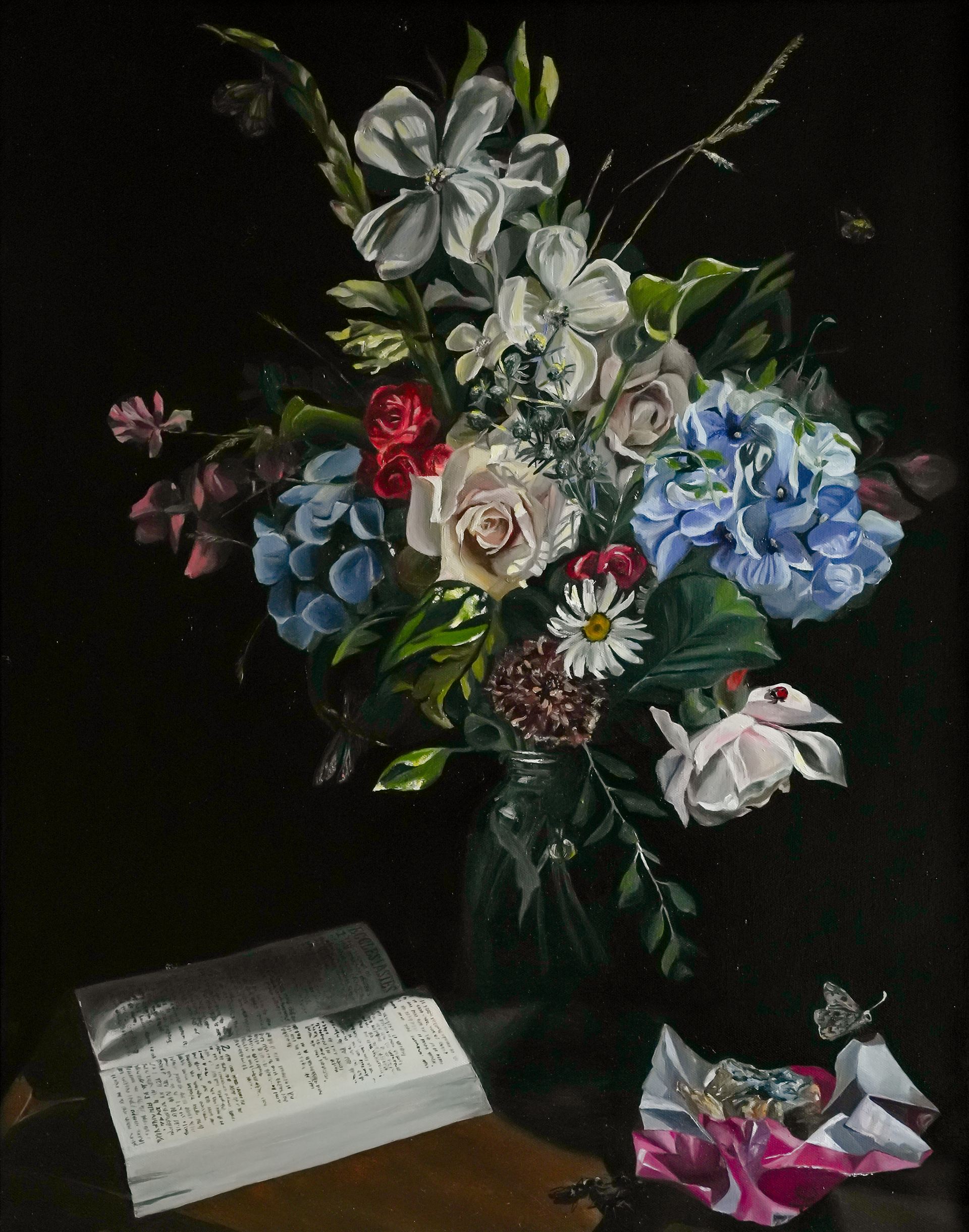 Vanitas, oil on canvas by Dulcinea Cherie Stutzman